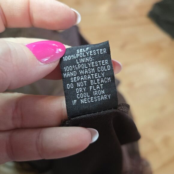 LAPIS Peasant Boho Strapless/Halter Strech Dress Sz Small‎ Leopard Sheer - Picture 7 of 9